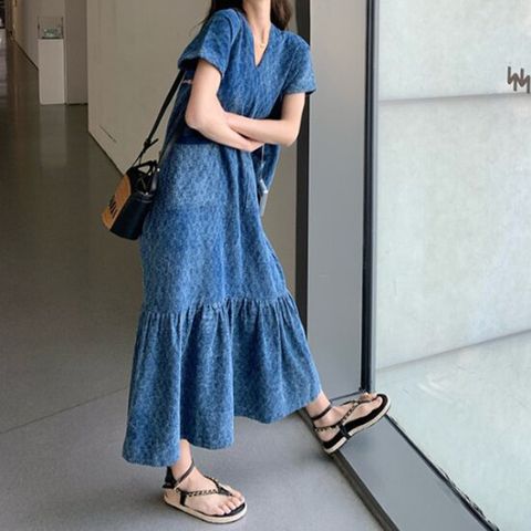 [아리엘스타일]여름피크닉 데일리썸머 센스코디 여행룩 니엔프롱원피스