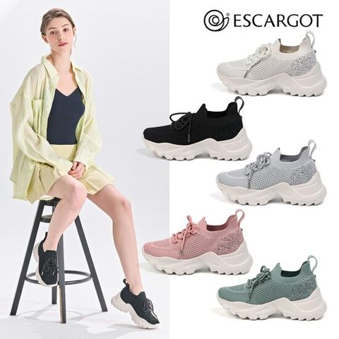 에스까르고 키높이 주얼 스니커즈