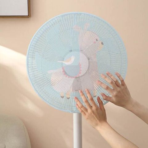 선풍기 안전망 커버 헤드 보호망 손가락 부상 방지