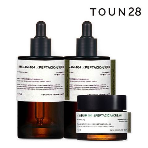 톤28 펩타시카 무농약 해남병풀 세럼 특대용량 60ml 2개+ 크림 50g 1개