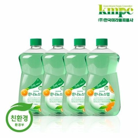 [은나노스텝][알뜰리필세트]시즌3 은나노스텝 다용도세정제 1,10