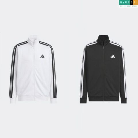 [ 현대백화점 ][아디다스][현대백화점][택가89,000원] 3S 레귤러 핏 더블니트 트랙 재킷 JV6977,JV6979 인기트랙탑