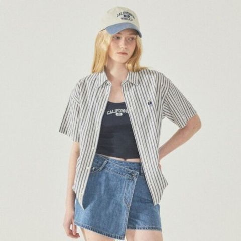 [ 롯데백화점 ][후아유]여성 Steve Loose Fit Cotton Shirts WHYWF2532F