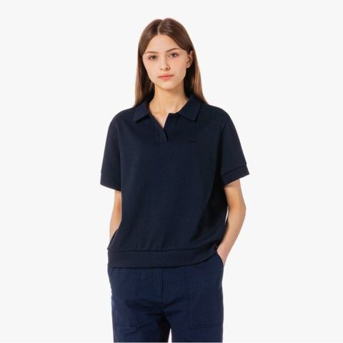 [시즌오프 30% 인하] 라코스테 공식 여성 부클 오픈카라 폴로 PF650E-55G 166
