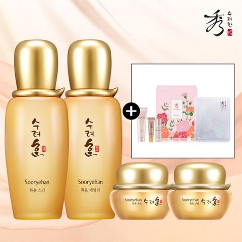 [수려한]수려한 화윤 기초 4종+감사 기프트 세트