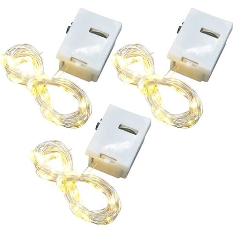 오디오 팬 일루미네이션 라이트 LED 전식 약 2m (20LED) 3 모드 전환 식(LR44×3) 전구색 ×3점