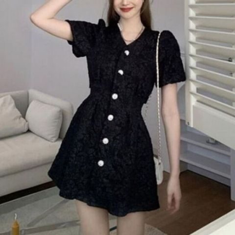 미니 데일리 원피스 브이넥 데이트룩 호캉스