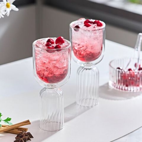 까사무띠 모멘또 이중유리 와인컵 1p