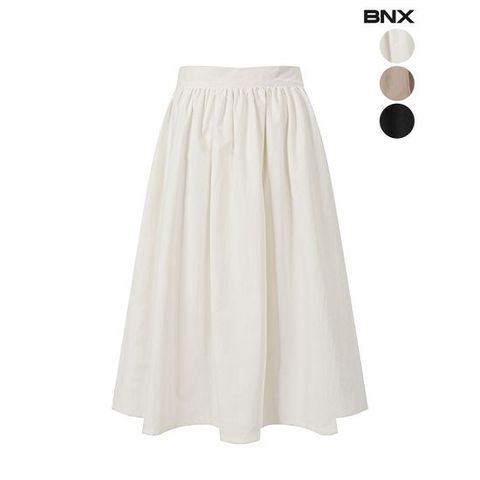 [BNX]여성 뒷밴딩 썸머 미디 스커트