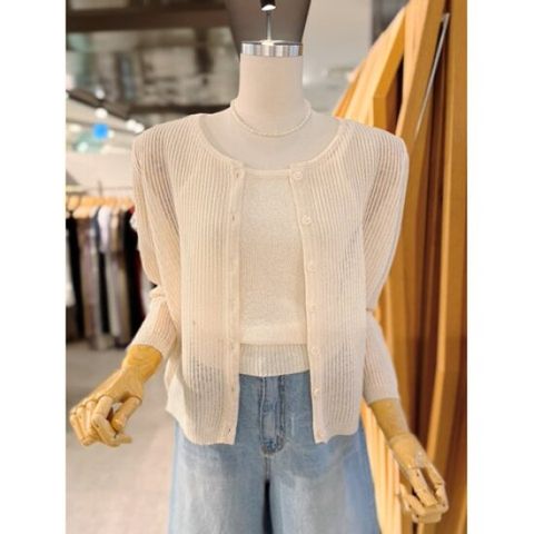[ 현대백화점 ]ab.fz 썸머 데일리 라운드 가디건 (ABXZ2QY34F) US