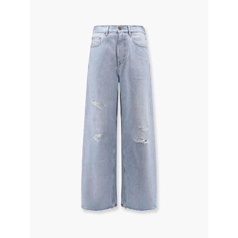 GOLDEN GOOSE DELUXE BRAND Morgan Wide Leg Jeans with Stars iconic detail GMP02083P001850