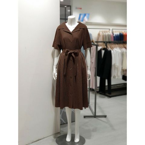 [KL] 오픈칼라 A 라인 원피스 KGOPPF9000