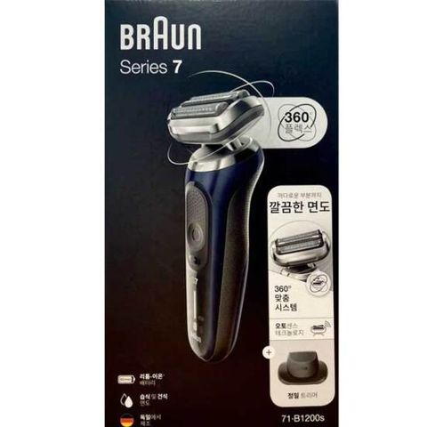 BRAUN 시리즈7 브라운 전기면도기 71-B1200S 블루