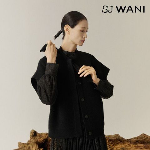 SJ와니 25FW 캐시미어 100 케이프 판초 1종