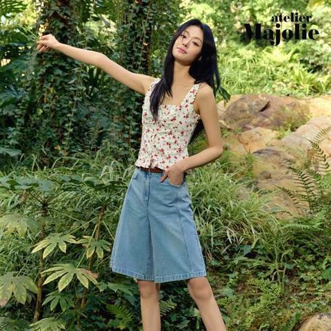 아뜰리에마졸리 [체험특가] 버뮤다 데님 쇼츠 1종