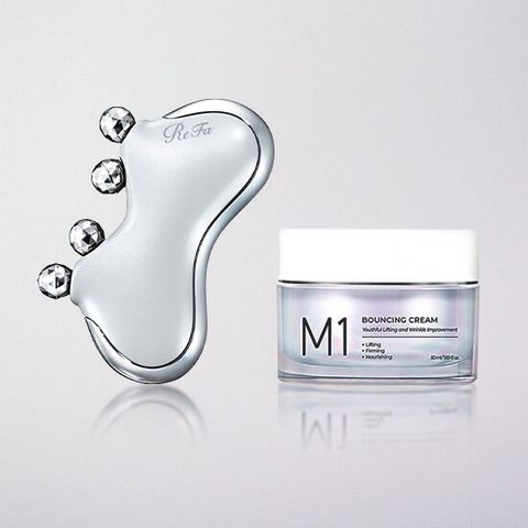 [싱글세트] 경락괄사마사지 리파 카사M1 + 가히 바운싱크림 1개(50ml)