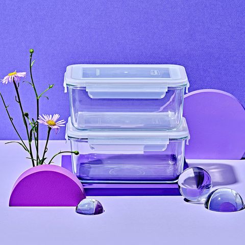 글라스락 클래식 라일락 1900ml 2조