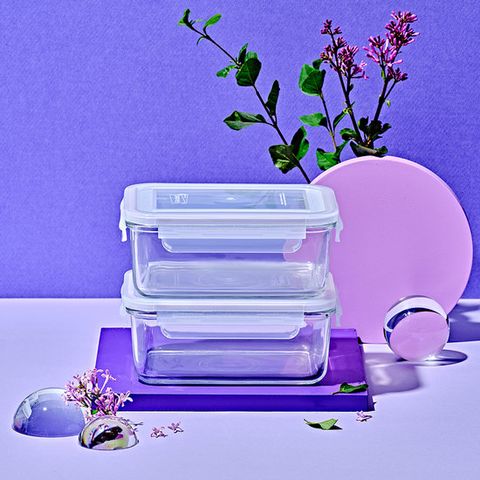 글라스락 클래식 라일락 1100ml 2조