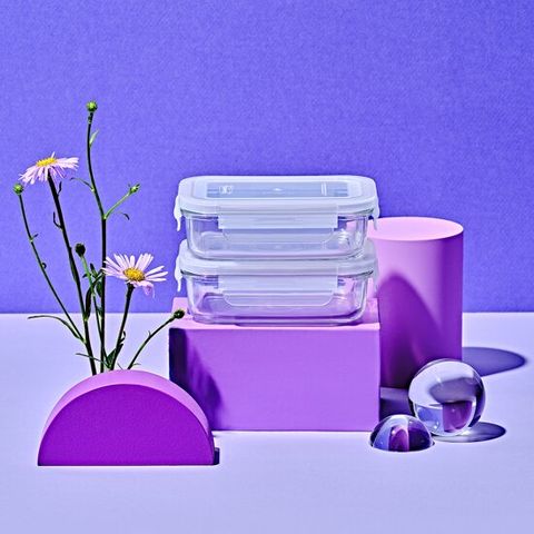 글라스락 클래식 라일락 400ml 2조