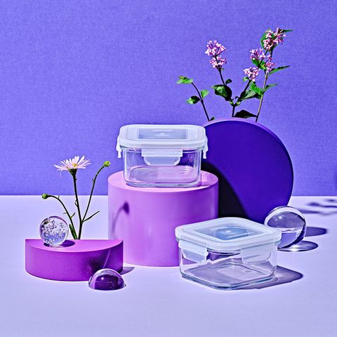 글라스락 클래식 라일락 490ml 2조