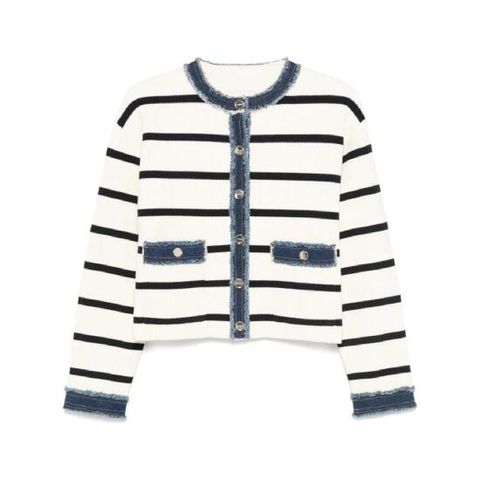 25 SS 산드로 스트라이프 가디건 SFPCA01208 TP433724071