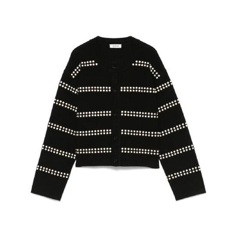 25 SS 산드로 스터드 장식 가디건 SFPCA01160 TP433724070