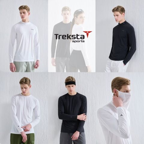 트렉스타  최신상 남성 베이스레이어+마스크 세트 5종