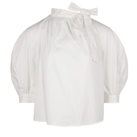 [ 롯데백화점 ][파슨스] Raglan Ribbon Blouse [WHRS3BL02]