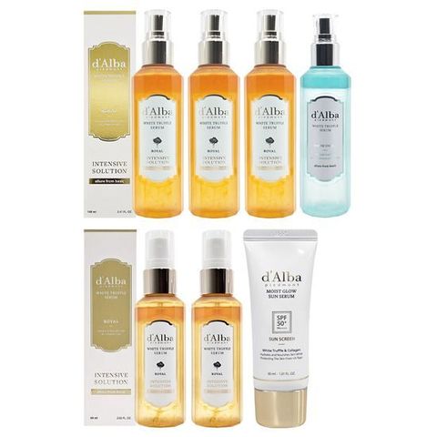 [달바] 로얄 미스트 세럼 160ml 3개+마린 160ml+60ml 2개+선세럼
