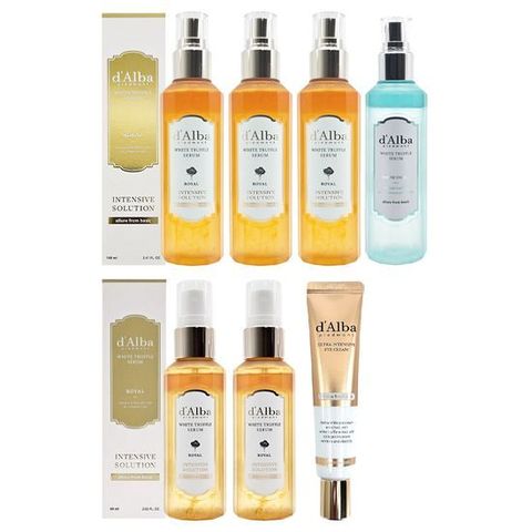 [달바] 로얄 미스트 세럼 160ml 3개+마린 160ml+60ml 2개+아이크림