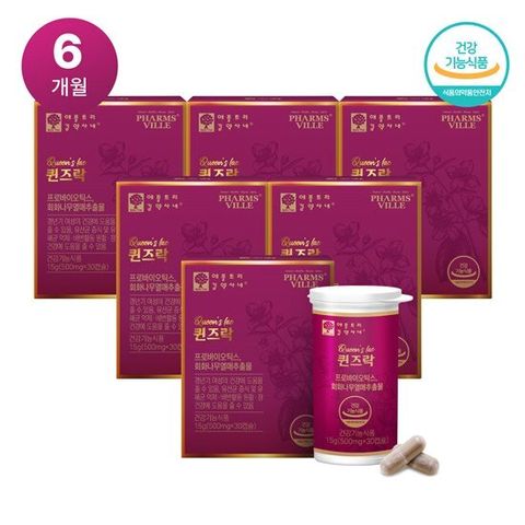 퀸즈락 갱년기 유산균 6박스