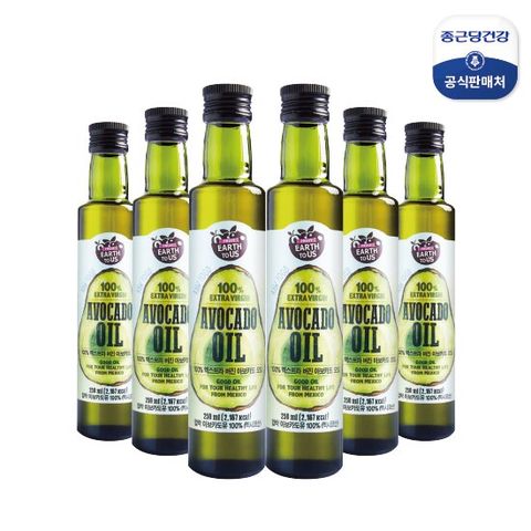 최신통관 100%엑스트라버진 아보카도오일(250ml x 6병)