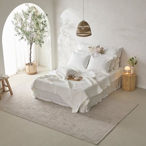 [미세스문]Q_25년 삶아쓰는 목화솜 풍기인견 침구세트+냉감패드