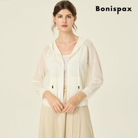 [ 롯데백화점 ]보니스팍스  썸머 후드 니트 집업 가디건 (XP6KG003M0)
