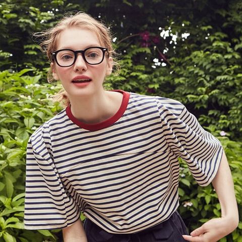 [ 롯데백화점 ][바이탈싸인] Stripe T-shirt [Navy]