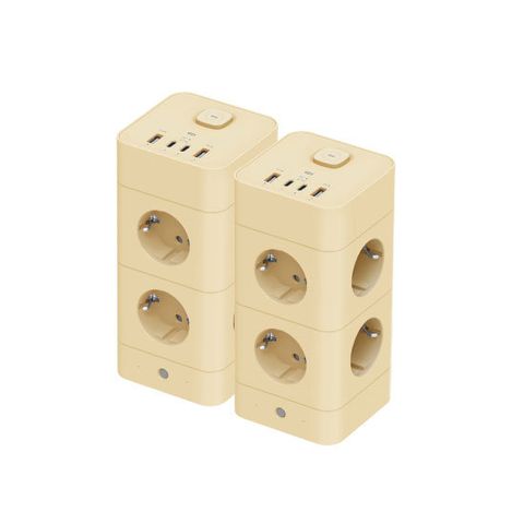 에코너 타워 멀티탭 12구+12구