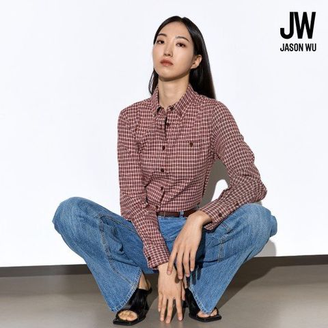 제이슨우 25FW Delia 코튼 체크 셔츠 2종