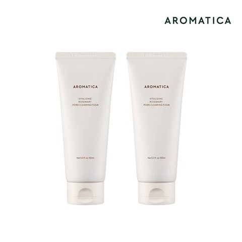 [아로마티카] 바이탈라이징 로즈마리 포어 클리어링 폼 더블 패키지