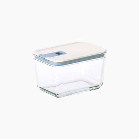 퍼펙트씰M 유리 밀폐용기 하이바디 직사각 1100ml 2종세트