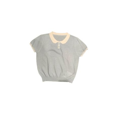 [ 롯데백화점 ][안지크]반팔카라니트티셔츠AJ2KP5930