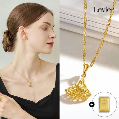 르비에 24K순금 골드벨 목걸이+99.99% 골드바