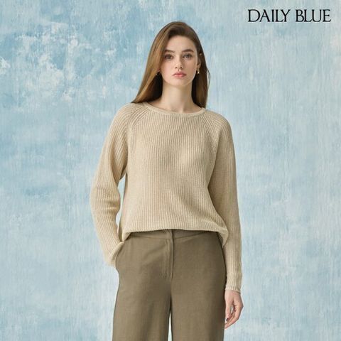 데일리블루 썸머 크로쉐 니트 베이지