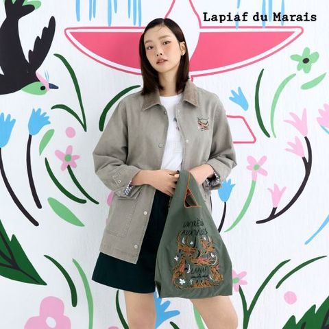 라삐아프 샬롯에디션 25FW 드로잉 나일론 가방 1종[런칭 가격 49,900원]