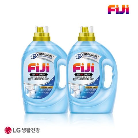 실내건조/겸용]피지 탈취99% 프리미엄 액체세제 용기2.2L 2개(프레시)
