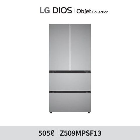 LG 오브제 505리터 김치냉장고 메탈 프라임실버 Z509MPSF13