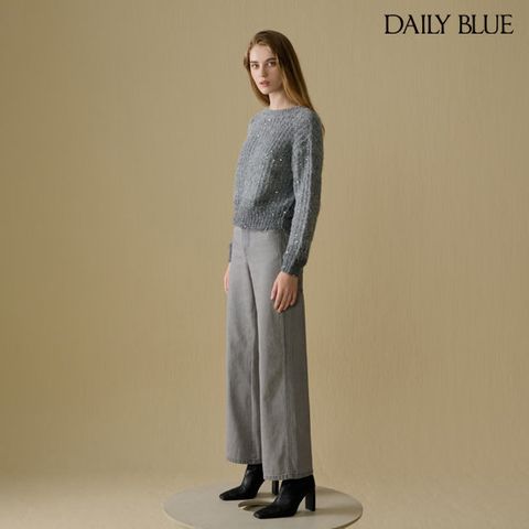 데일리블루 25FW 워시드 커브드데님팬츠2종