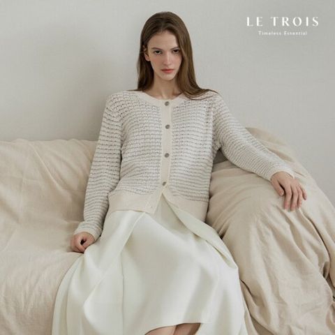 [르투아][LE TROIS]25SS 르투아 루렉스 트위드 니트3종