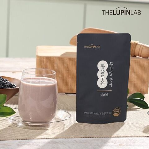 한국인의 두유 더블구성_국산 서리태 100% 무가당 국산 서리태 콩물두유 1박스(20팩)*6박스 총 120팩