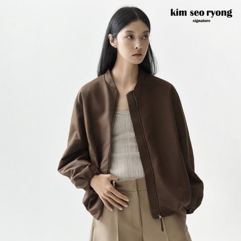 김서룡 25FW 글램 나일론 봄버 점퍼