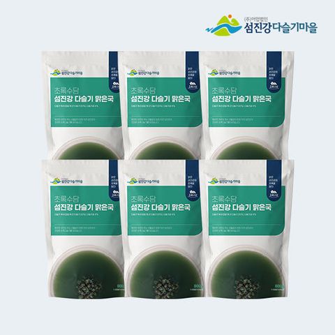 섬진강 다슬기 맑은국 500g 6팩